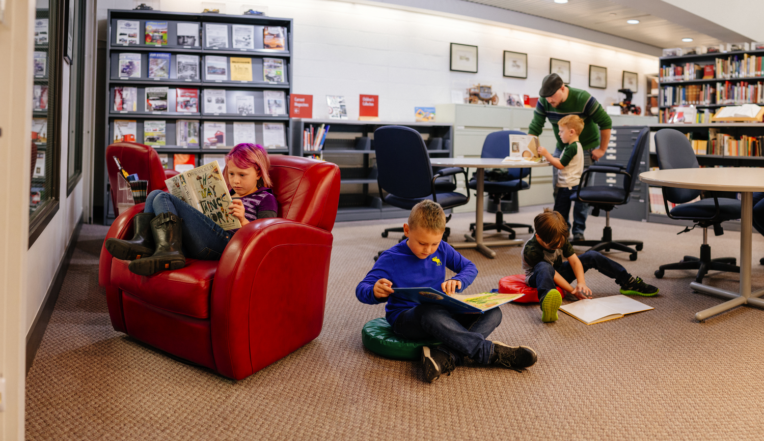 Students in Resource Centre