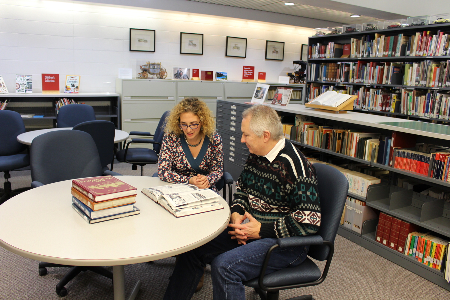 Volunteers help out in the Resource Centre