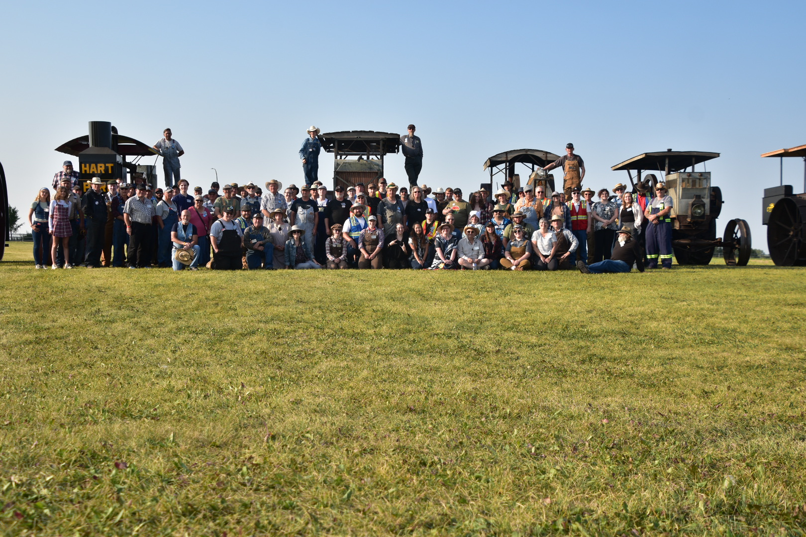 Volunteers and Staff at Harvest Festival