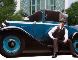 Blue car